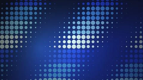 Blue abstract background with dots and light effects Stock Illustration