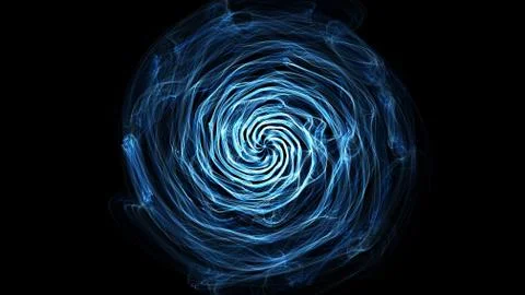 Blue abstract background. Flame spiral series. Stock Illustration