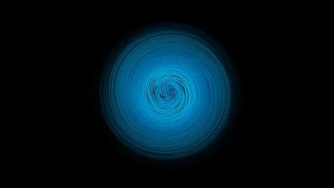 Blue abstract background. Flame spiral series. Stock Illustration