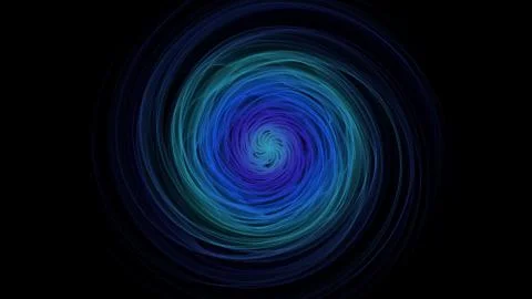 Blue abstract background. Flame spiral series. Stock Illustration