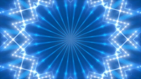 Blue abstract background, flashing and motion particles, loop Stock Footage 89219161