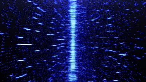 Blue abstract background with flickering particles Stock Footage 259416307