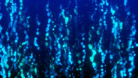 Blue abstract background, flowing particles, loop Stock Footage 85524634