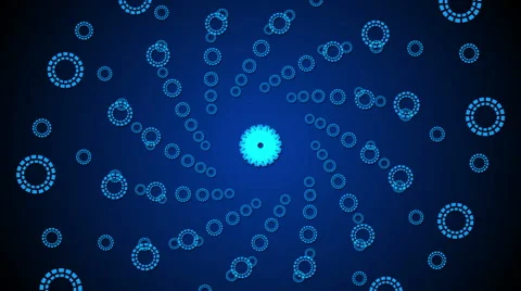Blue abstract background, form, loop Stock Footage 51962895
