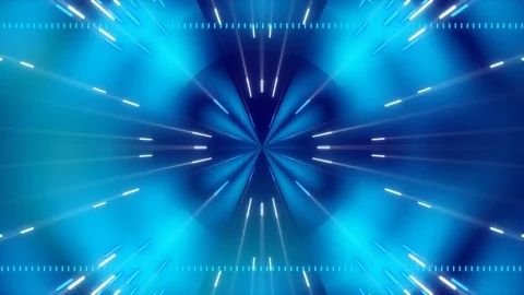 Blue abstract background, frame and moving shapes, loop Stock Footage 77171243
