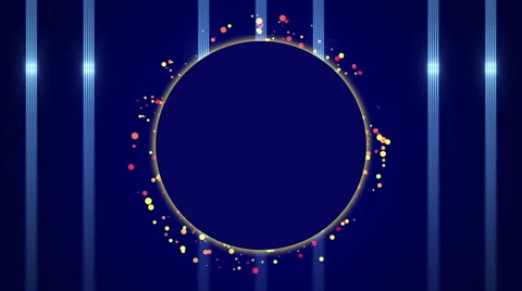 Blue abstract background, frame, loop Stock Footage 51540845