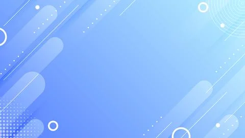 Blue abstract background with geometric shape Stock Illustration