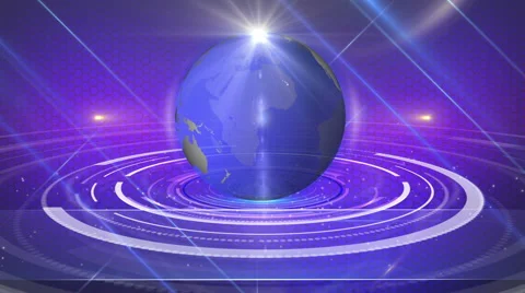 Blue abstract background globe Stock Footage 40805342