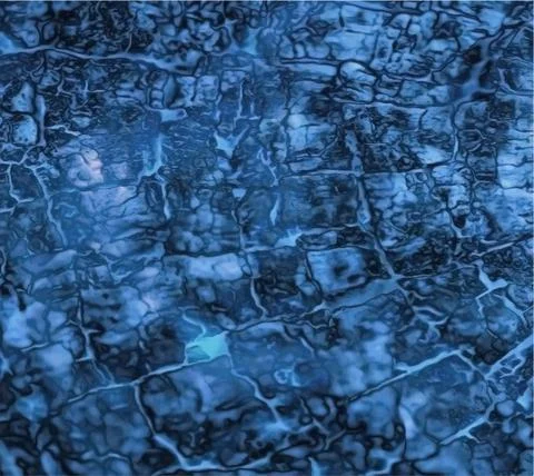 Blue abstract background with ice texture with cracks Stock-Illustration