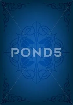 Blue abstract background Stock Illustration