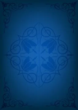 Blue abstract background Stock Illustration