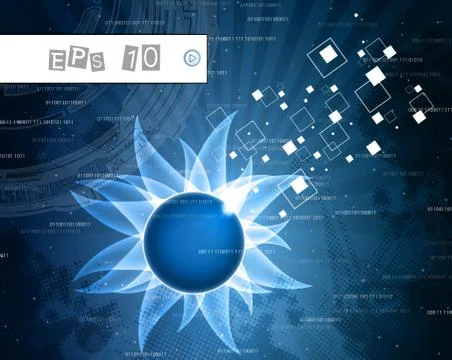 Blue abstract background Stock Illustration