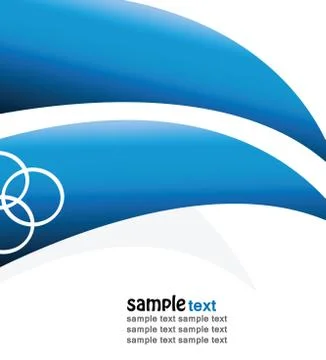 Blue abstract background Illustrazione stock