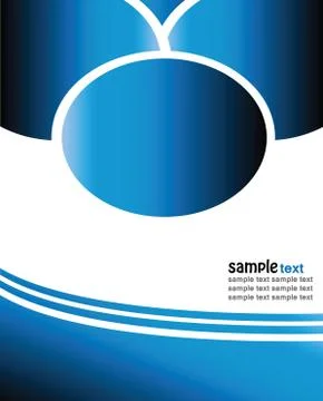 Blue abstract background Stock Illustration