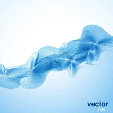 Blue Abstract Background Stock Illustration