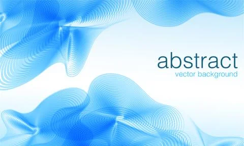 Blue Abstract Background Stock Illustration