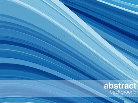 Blue Abstract Background Stock Illustration