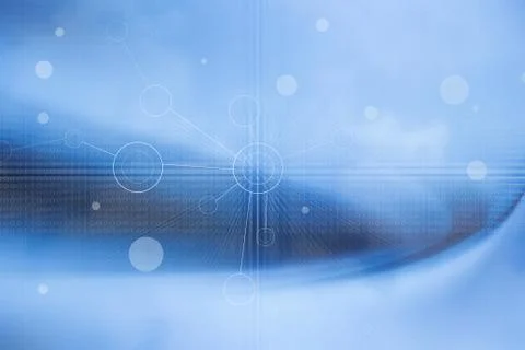 Blue  Abstract  Background Stock Illustration
