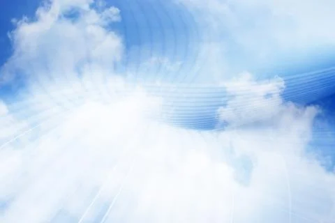 Blue  Abstract  Background Stock Illustration