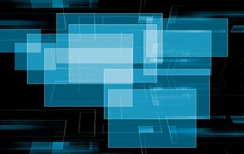 Blue Abstract Background Stock Illustration