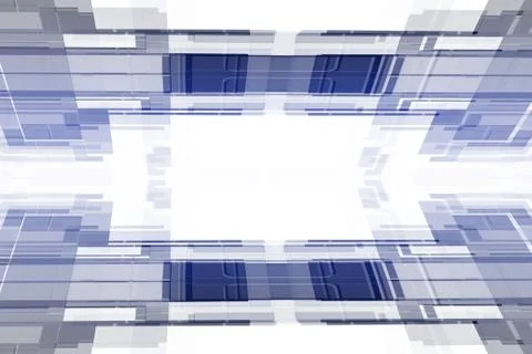 Blue Abstract Background Stock Illustration