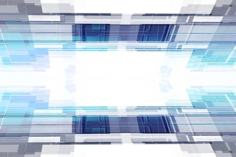 Blue Abstract Background Stock Illustration