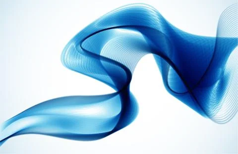 Blue Abstract Background Stock Illustration