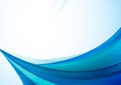 Blue Abstract Background Stock Illustration