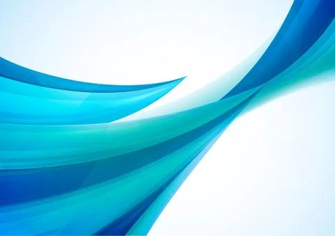 Blue Abstract Background Stock Illustration