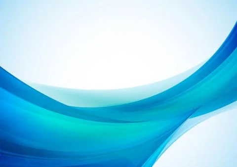 Blue Abstract Background Stock Illustration