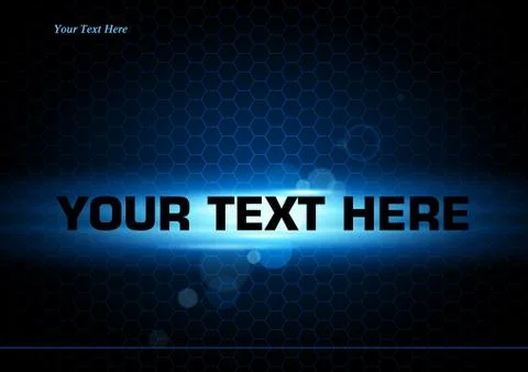 Blue Abstract Background Stock Illustration