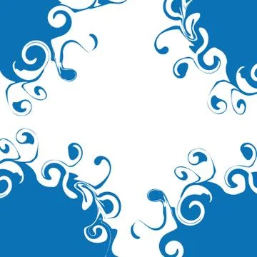 Blue abstract background Stock Illustration