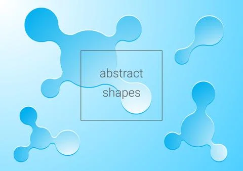 Blue abstract background Stock Illustration