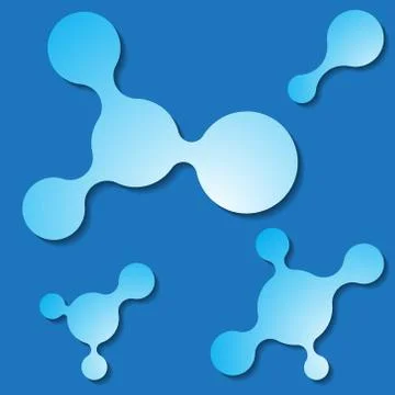 Blue abstract background Stock Illustration