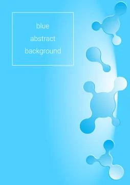 Blue abstract background Stock Illustration
