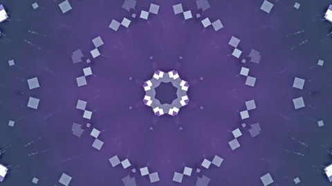 Blue Abstract Background. Kaleidoscope Stock Footage 77441860
