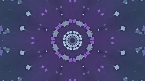 Blue Abstract Background. Kaleidoscope Stock Footage 78730210