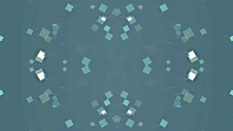 Blue Abstract Background. Kaleidoscope Stock Footage 78794104