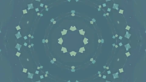 Blue Abstract Background. Kaleidoscope Stock Footage 78794486