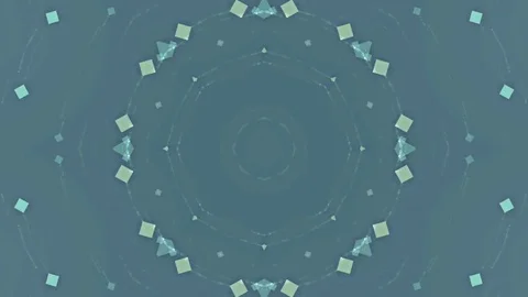 Blue Abstract Background. Kaleidoscope Stock Footage 78794496