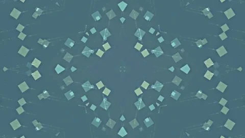 Blue Abstract Background. Kaleidoscope Stock Footage 78979433