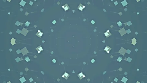 Blue Abstract Background. Kaleidoscope Stock Footage 78982779