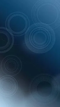 Blue abstract background with layered circular line patterns and soft gradi.. 库存插图
