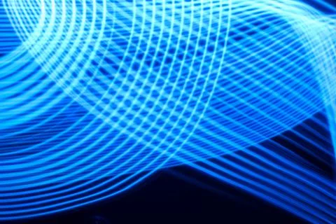 Blue abstract background of LED lines Stock Illustration