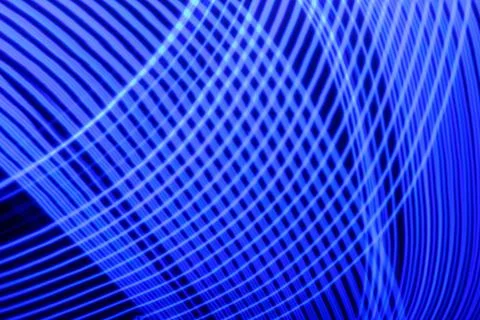Blue abstract background of LED lines Stock Illustration