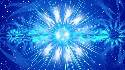 Blue abstract background, light and form, loop Vidéo 54751802