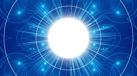 Blue abstract background, light and spiral, loop Stock Footage 54752025