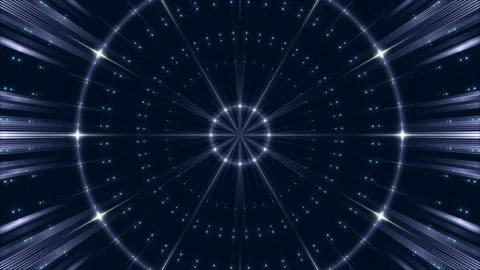 Blue abstract background, light and particles, loop Stock Footage 152248724