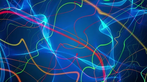 Blue abstract background, light, loop Stock Footage 53205067