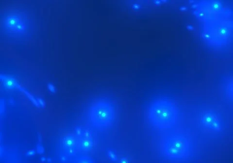Blue abstract background - lights, glow and reflections Stock Illustration
